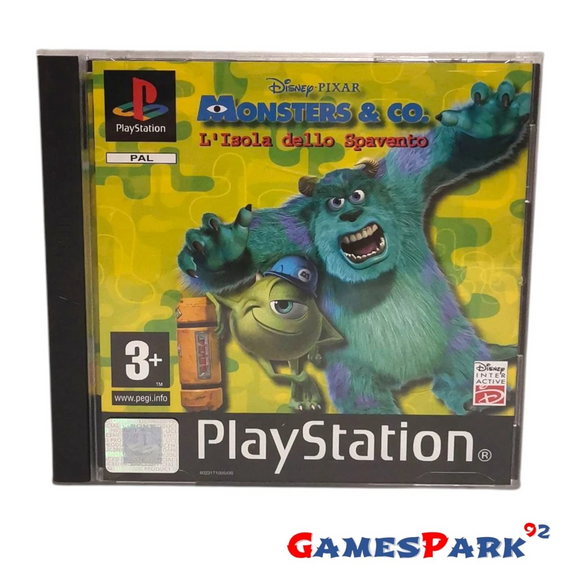 Disney Pixar Monsters & co l'Isola dello Spavento PS1 Playstation 1 USATO