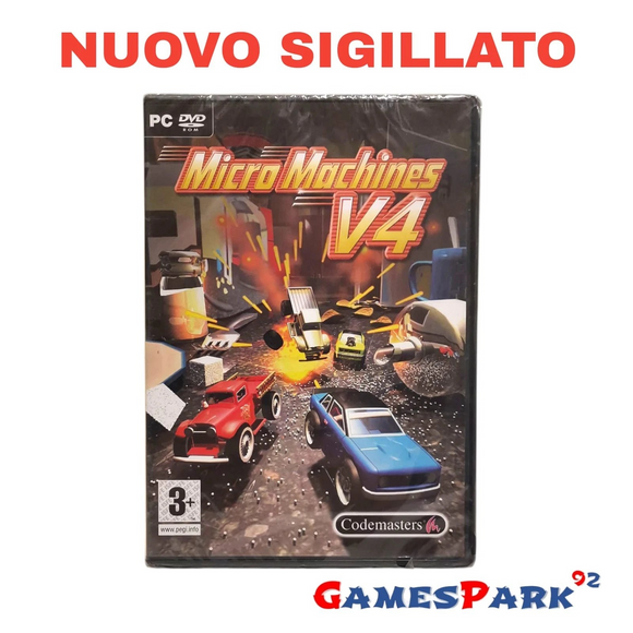 Micro Machines V4 PC Computer NUOVO SIGILLATO