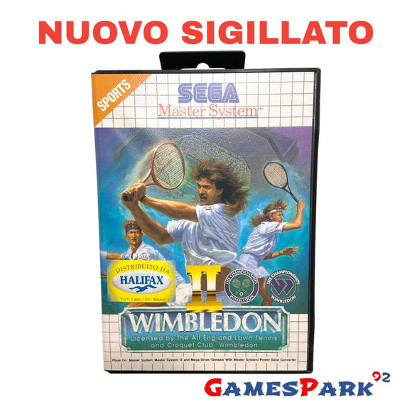 WIMBLEDON II 2 SEGA MASTER SYSTEM NUOVO