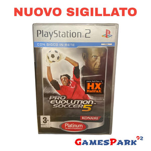 PRO EVOLUTION SOCCER 5 PES 5 PS2 PLAYSTATION 2 NUOVO SIGILLATO