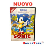 SONIC THE HEDGEHOG SEGA MASTER SYSTEM NUOVO