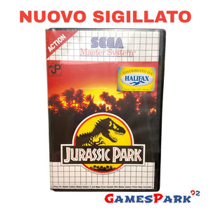 JURASSIC PARK SEGA MASTER SYSTEM NUOVO