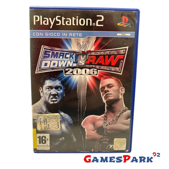 SmackDown vs Raw 2006 PS2 Playstation 2 USATO