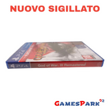God of War III 3 Remastered PS4 Playstation 4 NUOVO SIGILLATO