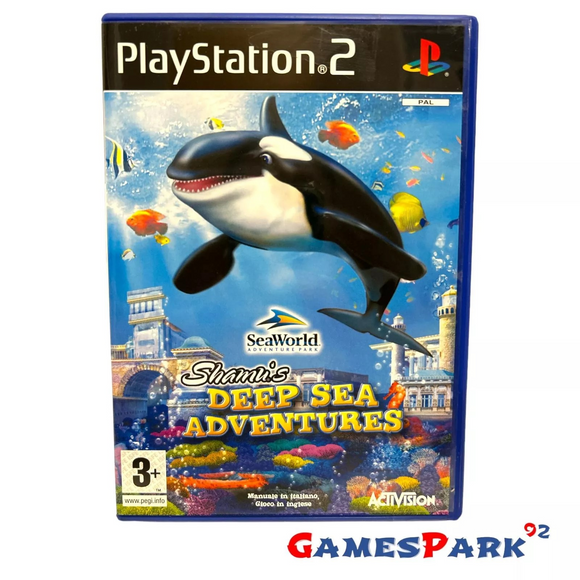 Shamu’s Deep Sea Adventures PS2 PlayStation 2 USATO