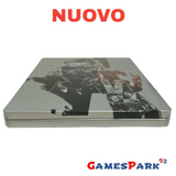 Metal Gear Solid V The Phantom Pain PS4 Playstation 4 steelbook accessori NUOVO