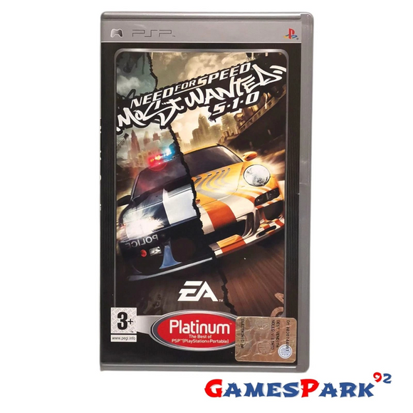 Need for Speed Most Wanted 5-1-0 PSP Playstation USATO