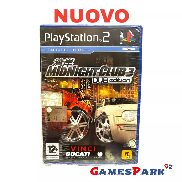 Midnight Club 3 DUB Edition PS2 PlayStation 2 NUOVO