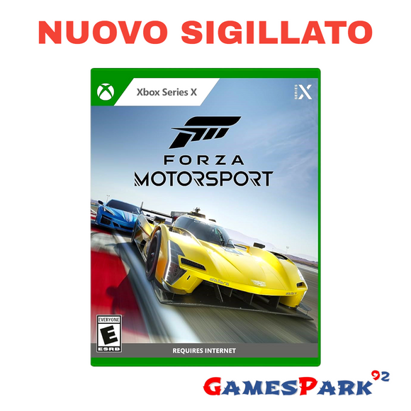 FORZA MOTORSPORT XBOX SERIE X NUOVO SIGILLATO