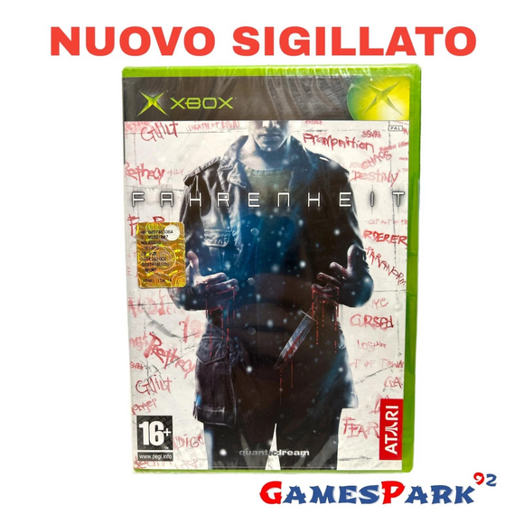 Fahrenheit XBOX NUOVO SIGILLATO