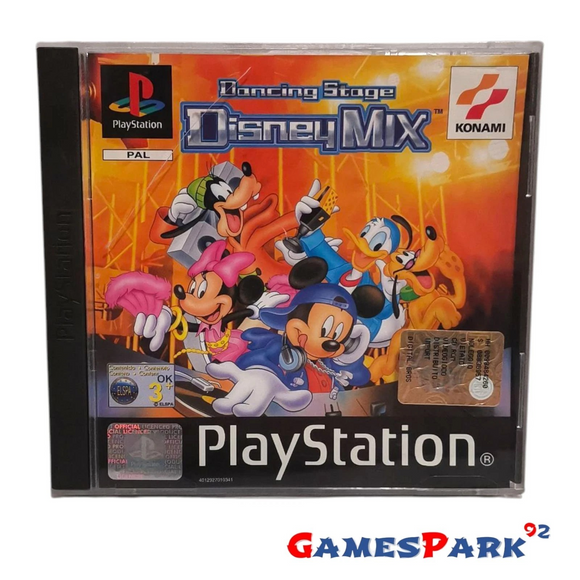 Dancing Stage Disney Mix PS1 Playstation 1 USATO
