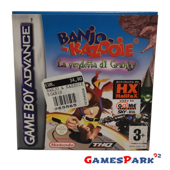 Banjo Kazooie la Vendetta di Grunty Game Boy Advance GBA NUOVO
