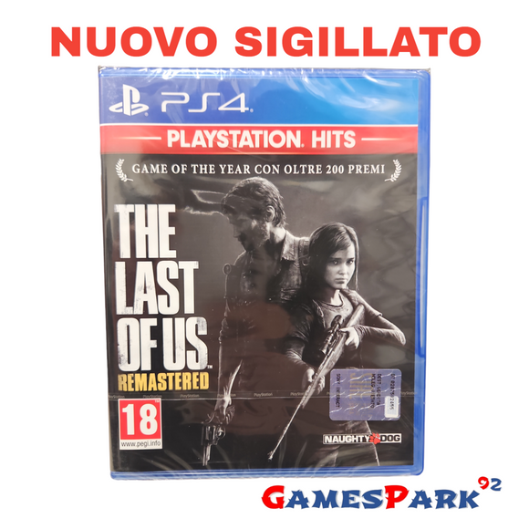 THE LAST OF US REMASTERED PS4 PLAYSTATION 4 NUOVO SIGILLATO