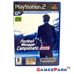 Football Manager Campionato 2005 PS2 PlayStation 2 Usato