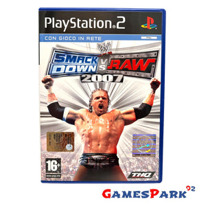 SmackDown vs Raw 2007 PS2 PlayStation 2 USATO