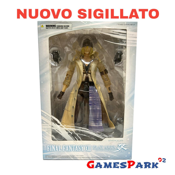 Final Fantasy XIII 13 Play Arts Action Figure n. 2 Snow Villers nuovo sigillato