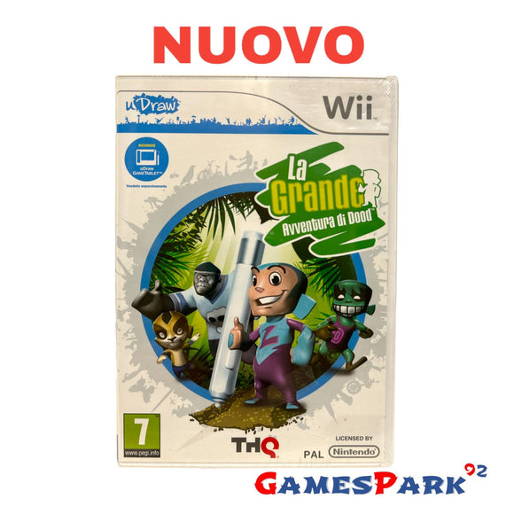 uDraw La Grande Avventura di Dood Wii Nintendo NUOVO