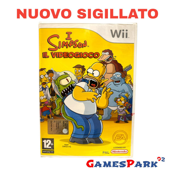 I Simpson Il Videogioco Wii Nintendo NUOVO SIGILLATO