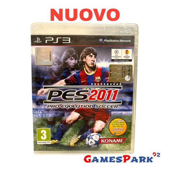 Pro Evolution Soccer PES 2011 PS3 PlayStation 3 Nuovo