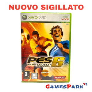 Pro Evolution Soccer PES 6 Xbox 360 NUOVO SIGILLATO