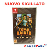 Tomb Raider I-III Remastered Nintendo Switch NUOVO SIGILLATO