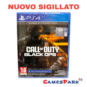 Call of Duty Black Ops 6 PS4 PlayStation 4 NUOVO SIGILLATO