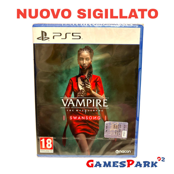 Vampire The Masquerade Swansong PS5 PlayStation 5 Nuovo Sigillato