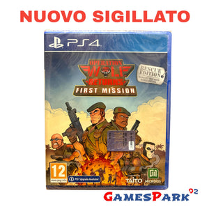 Operation Wolf Returns First Mission Rescue PS4 PlayStation 4 Nuovo Sigillato