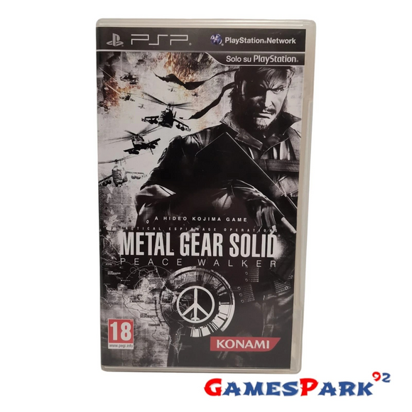 Metal Gear Solid Peace Walker PSP Playstation USATO