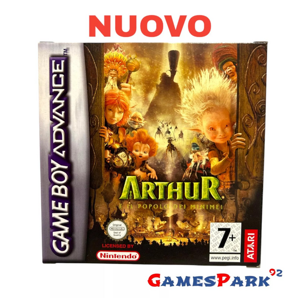 Arthur e il Popolo dei Minimei Game Boy Advance GBA NUOVO