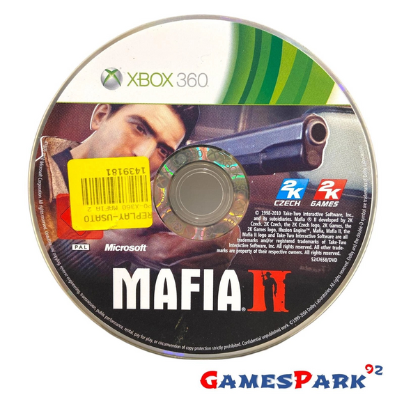 Mafia II 2 XBOX 360 USATO