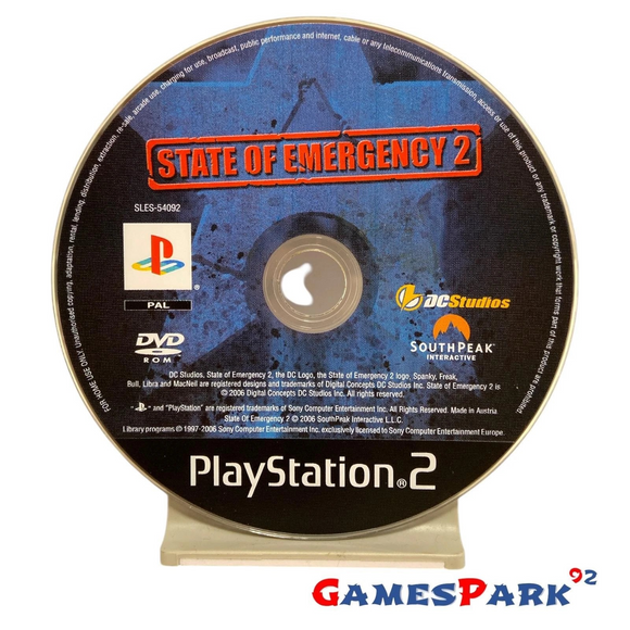 State of Emergency 2 PS2 Playstation 2 USATO