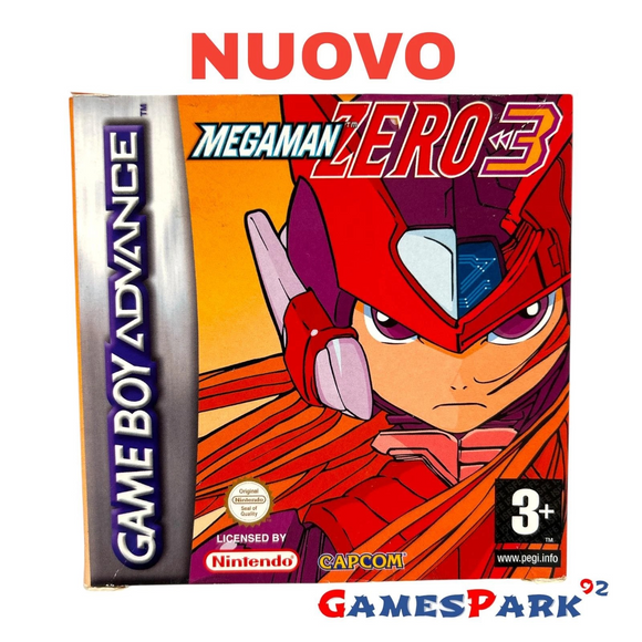 Megaman Zero 3 Game Boy Advance GBA NUOVO