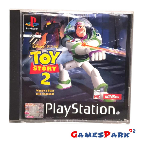 Disney Pixar Toy Story 2 Woody e Buzz alla Riscossa PS1 Playstation 1 USATO