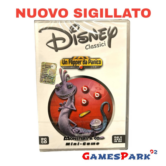 Disney Monsters & co. Un Flipper da Panico PC Computer NUOVO SIGILLATO