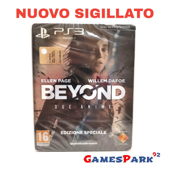 Beyond Due Anime Edizione Speciale PS3 Playstation 3 Steelbook NUOVO SIGILLATO
