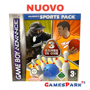 Majesco’s Sports Pack 3 Games in One Game Boy Advance GBA NUOVO