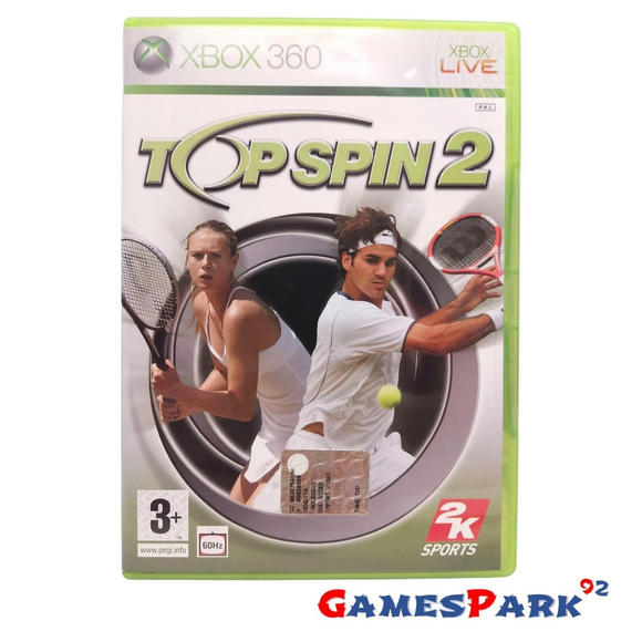 Top Spin 2 Xbox 360 USATO