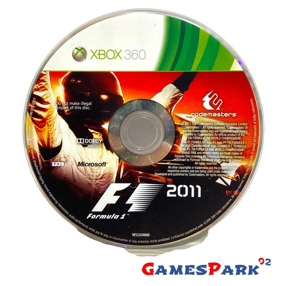 Formula 1 2011 XBOX 360 USATO