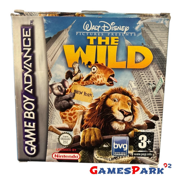 The Wild Game Boy Advance GBA Nintendo USATO