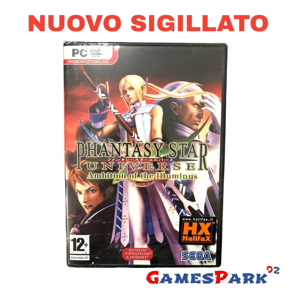 Phantasy Star Universe Ambition of the Illuminus PC Computer NUOVO SIGILLATO