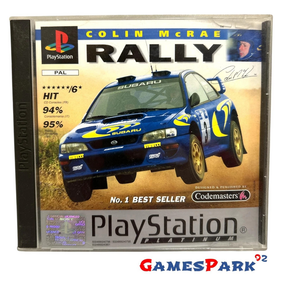 Colin McRae Rally PS1 Playstation 1 USATO