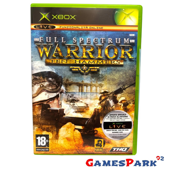 Full Spectrum Warrior Ten Hammers XBOX USATO
