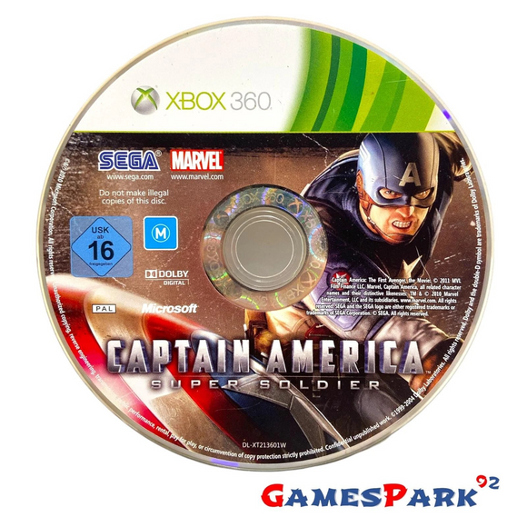 Captain America Super Soldier XBOX 360 USATO