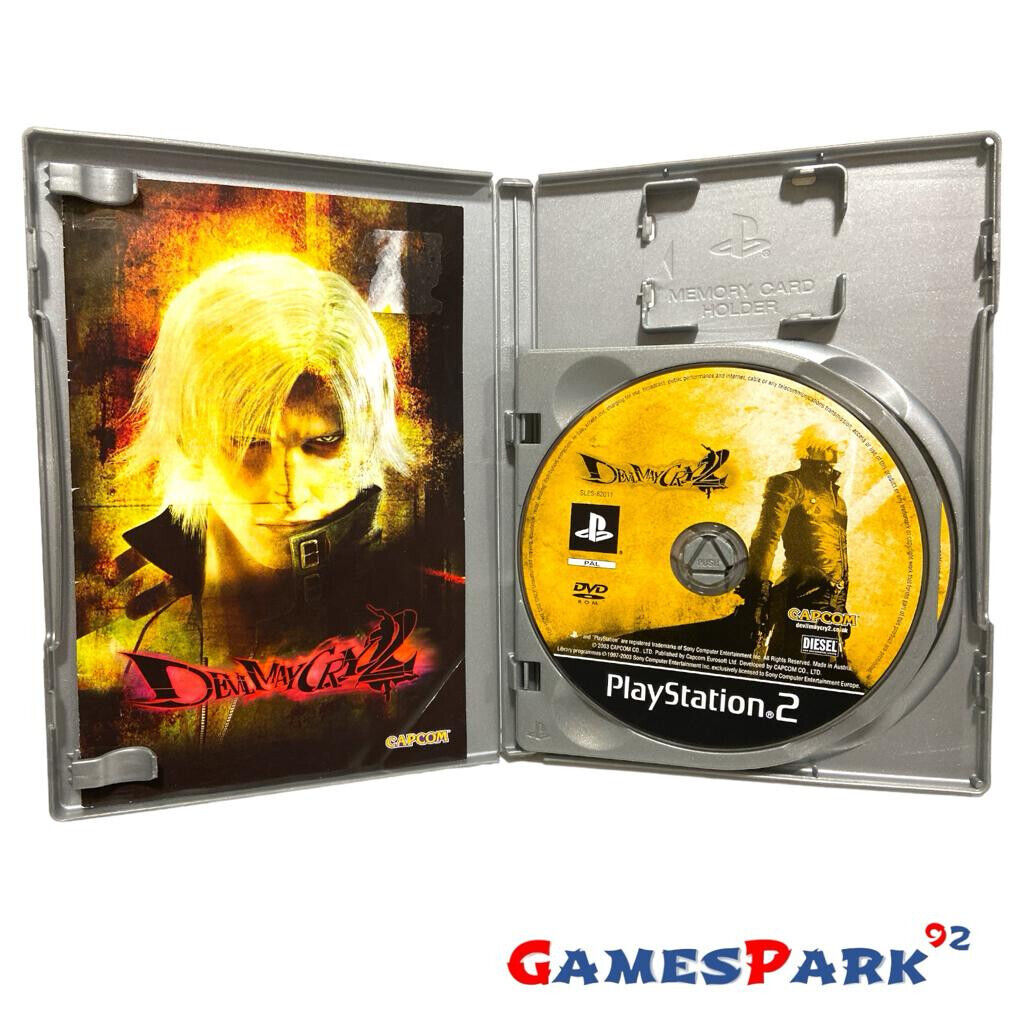 Memory Card Ps2 8mb Hori Offical Devil May Cry 2 Ricambio Usato Ottimo