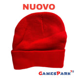 Cappello Berretto Fortnite invernale per uomo bambino donna bambina rosso nero