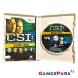 CSI CRIME SCENE INVESTIGATION INTENTO MORTALE WII NINTENDO USATO