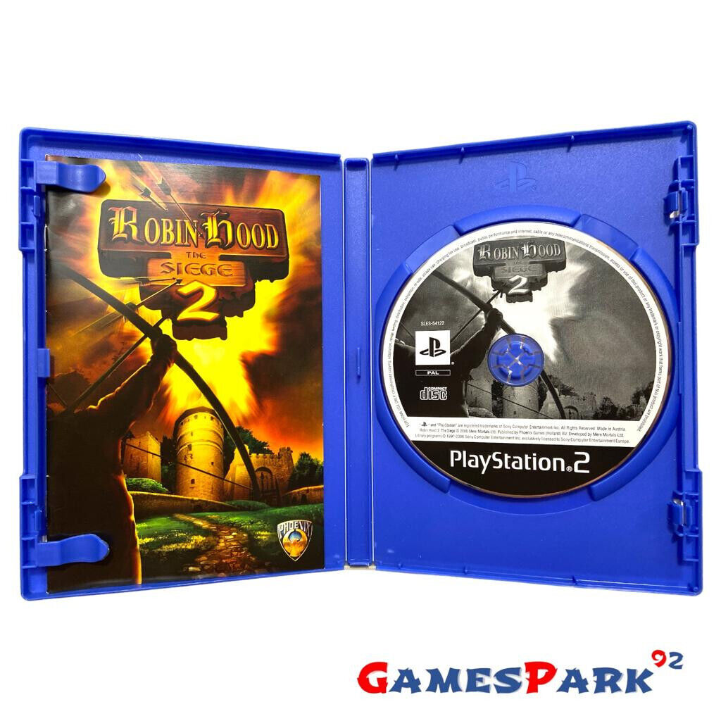 Jeu PS2 – Robin Hood 2 The Siege (PAL, FR) – Sony PlayStation 2