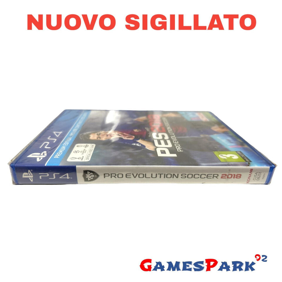PES 2018 Pro Evolution Soccer Steelbook - PS4, Édition PAL, Français, Complet