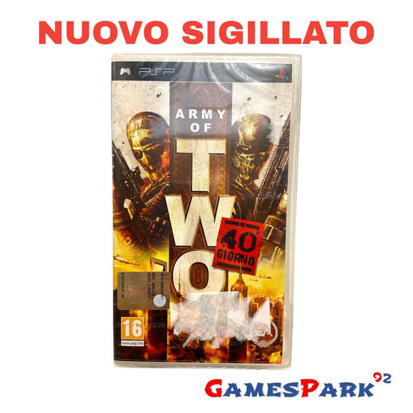 ARMY OF TWO IL 40 GIORNO PSP PLAYSTATION NUOVO SIGILLATO